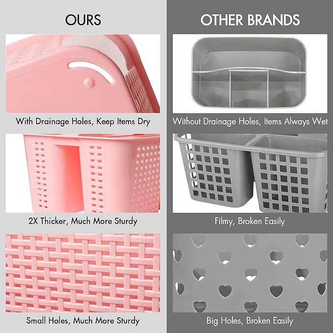 Tiawudi Portable Shower Caddy, Caddy Organizer - Image 5