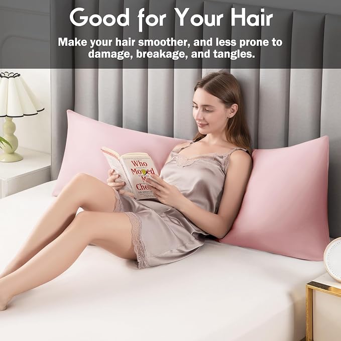 Body Pillowcase with Zipper Cooling Viscose from Bamboo Zippered Pillowcases - Image 5