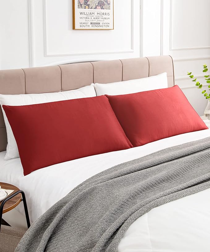 Warmstar Cotton Pillow Cases King Size Set of 2, 600 Thread Count Pillowcases - Image 2