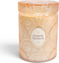 LEOBEN CO – Jasmine Saffron Scented Candle – 18oz, Heirloom Collection Design – by LeobenCompany
