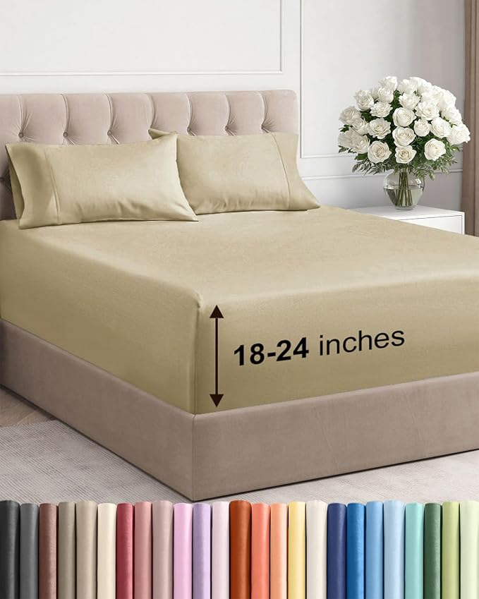 Extra Deep Twin Sheet Set by CGKUnlimited