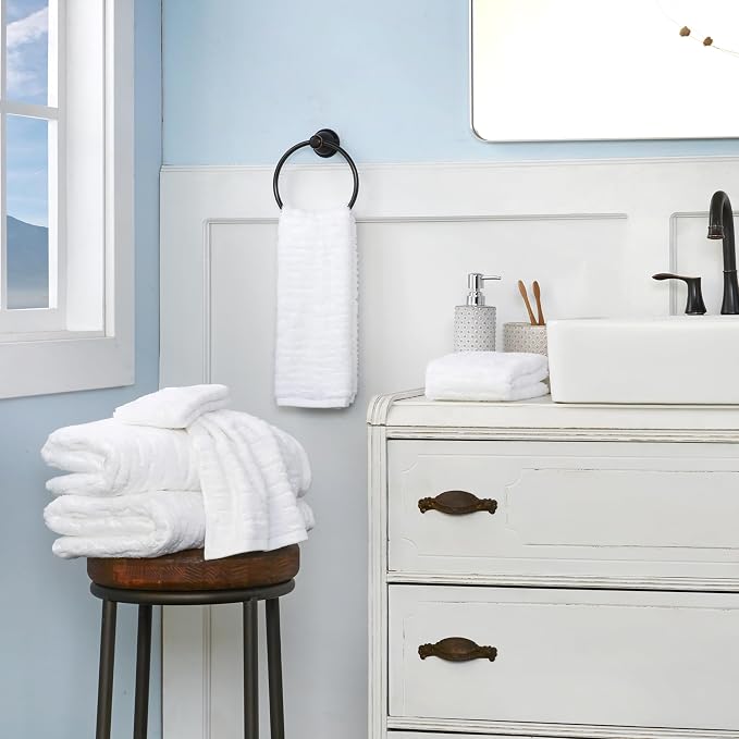 SKL Home CloudSoft Cotton Luxury 2-Piece Hand Towel Set - Image 3