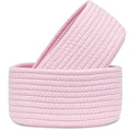 【2 Pack】ABenkle Small Woven Baskets, Tiny Oval Shallow Storage Baskets by ABenkle
