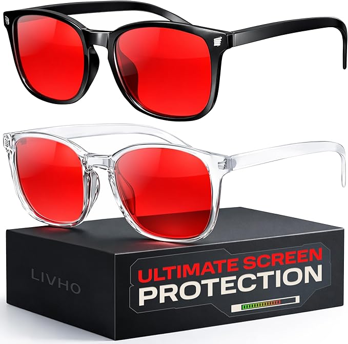 livho Gaming Blue Light Blocking Glasses by livho