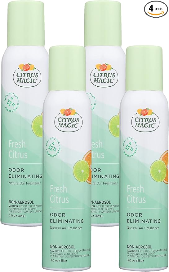 Citrus Magic Natural Odor Eliminating Air Freshener Spray, Fresh Citrus by CitrusMagic