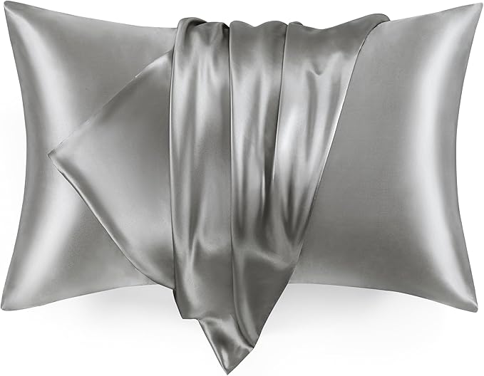 Love's cabin Satin Pillowcase Set of 2 Queen Size 20x30, Cooling Pillow Covers by Lovescabin