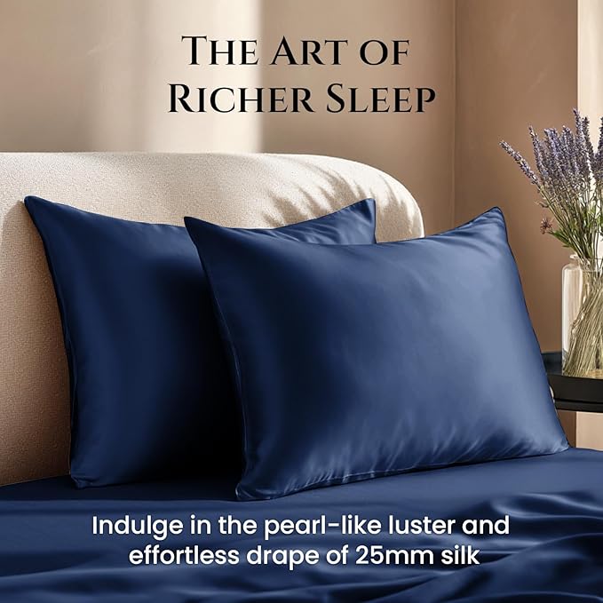 THXSILK 100% Silk Pillowcase for Hair and Skin Luxury 25 Momme Mulberry Silk - Image 7
