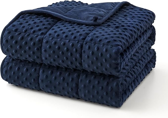 Topcee Weighted Blanket for Adults, Minky Dots Heavy Blanket for 190-210lbs by Topcee%E2%80%94ForYourGoodSleep