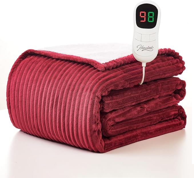 Homemate Electric Heated Blanket Full Size by Homemate