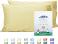 Sunflower Queen Pillowcases Set of 2, 100% Cotton Queen Size Pillow Cases 2 by SunflowerHometexUS