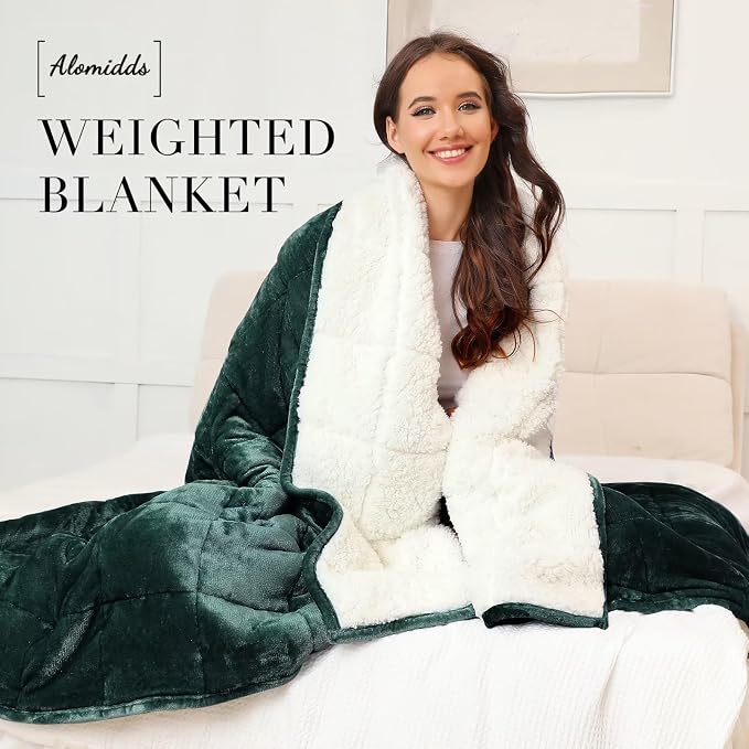 Alomidds Weighted Blanket for Adults, Twin Size 12 lbs Weighted Blankets - Image 6