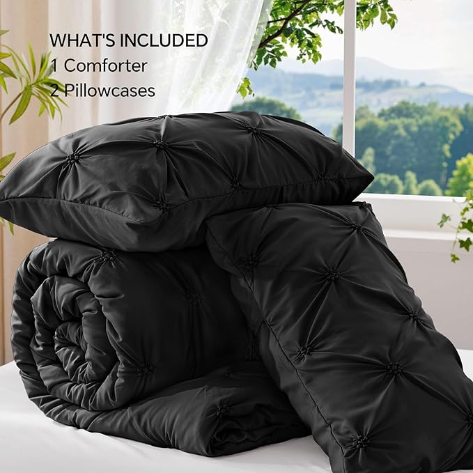 BEDELITE Black Comforter Set Queen - Image 7