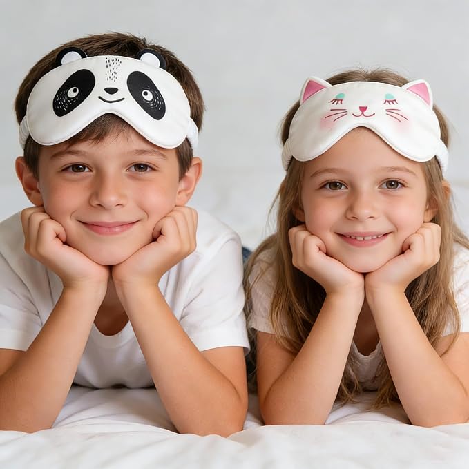 Orose Kids Silk Sleep Mask Cute Adjustable Original Design - Image 5