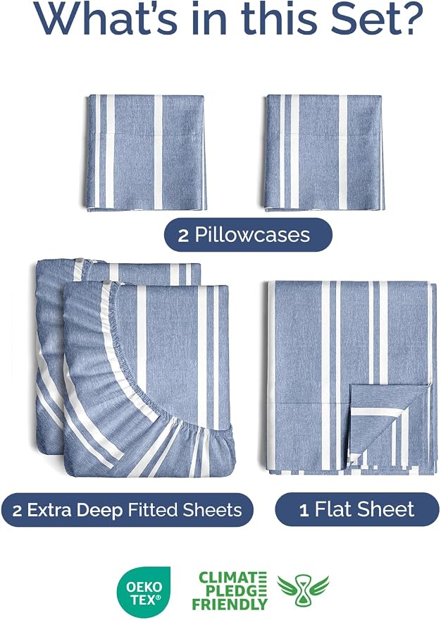 Extra Deep Split King Sheet Set - Image 2