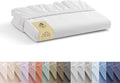 Linen Home 100% Cotton Percale Weave Fitted Sheet, Queen Size, 1 Deep Pocket by LINENHOME