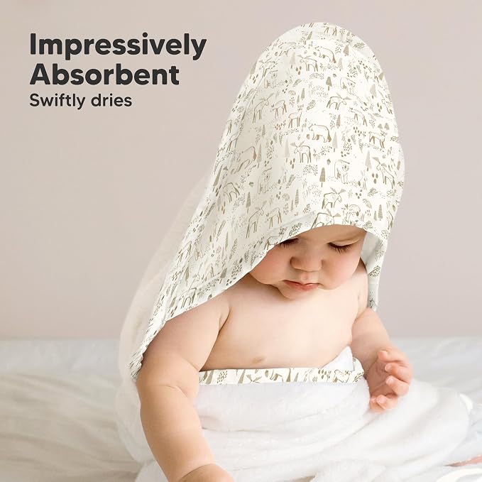 KeaBabies Hooded Baby Towel for Newborn - Image 5