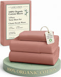 LANE LINEN 100% Organic Cotton Twin Sheet Set, Soft & Comfy Premium Bedding by LaneLinen