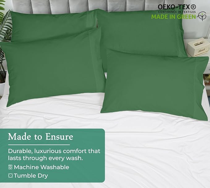 Royale Linens Queen Pillowcase Set of 2 - Image 8