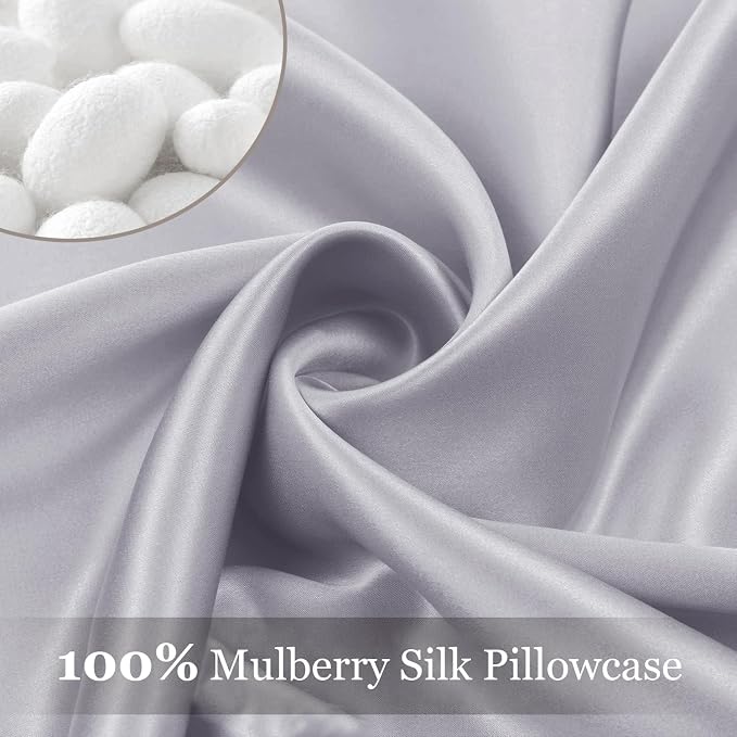 Adubor Silk Pillowcase 2 Pack for Hair and Skin - Image 3