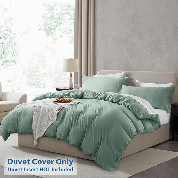 Nestl Sage Green Duvet Cover Full Size - Image 2