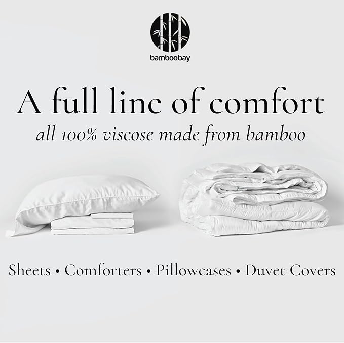 Bamboo Bay Hotel Quality 4 Piece Cooling Pillow Cases - Image 8