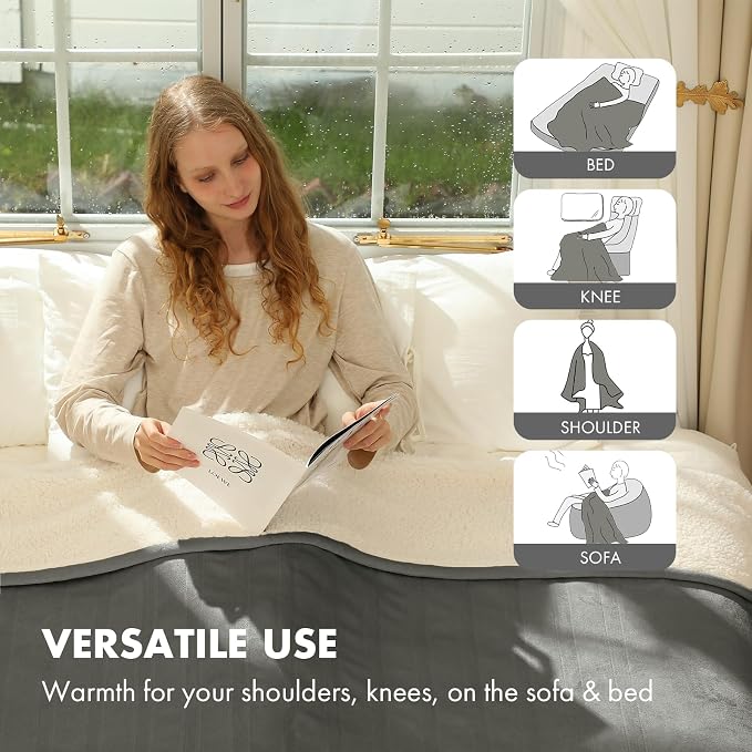 Electric Heated Blanket Full Size 72" x 84" - Image 6