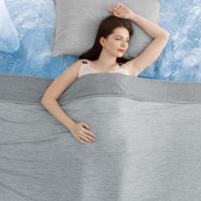 Elegear Revolutionary Cooling Blanket Throw, Absorbs Heat to Keep Body Cool by Elegear