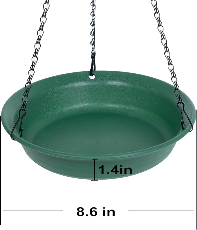 VUWEZ Hanging Bird Feeder & BirdBath - Image 3