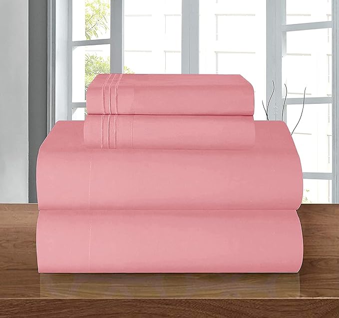 Elegant Comfort Luxury 1500 Premium Hotel Quality Microfiber 4-Piece Sheet Set - Image 2