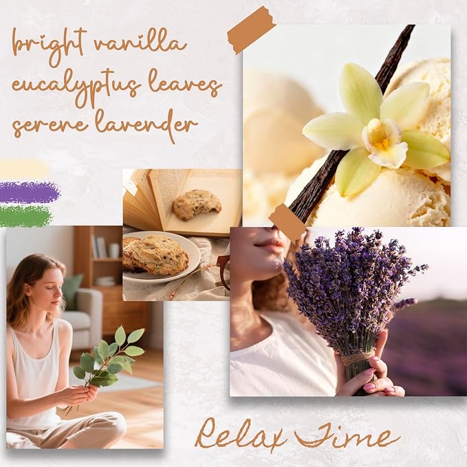 Room Spray, Bright Vanilla, Eucalyptus leaves, Serene Lavender, 3 Pack - Image 2