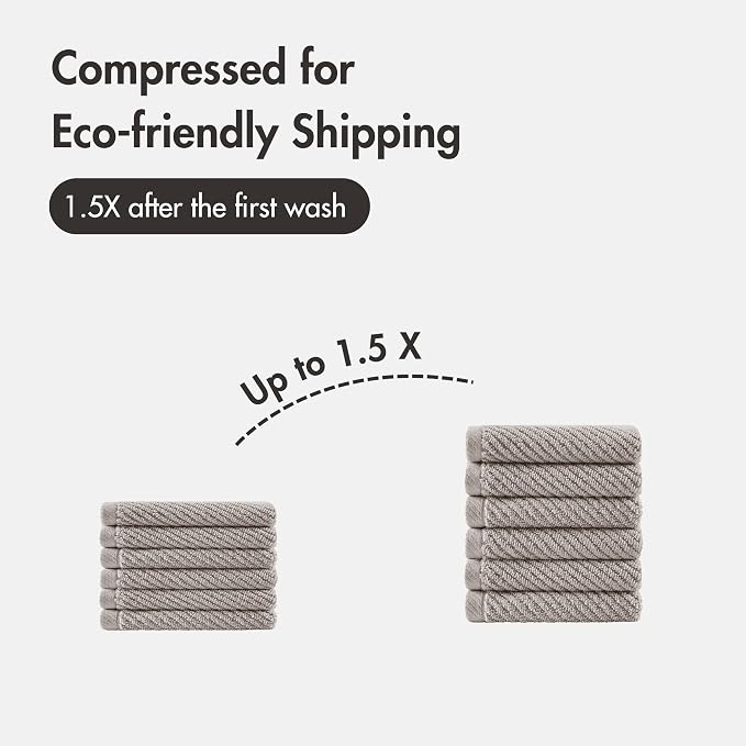 Madison Park 6-Piece Towel Washcloths Set - Image 10