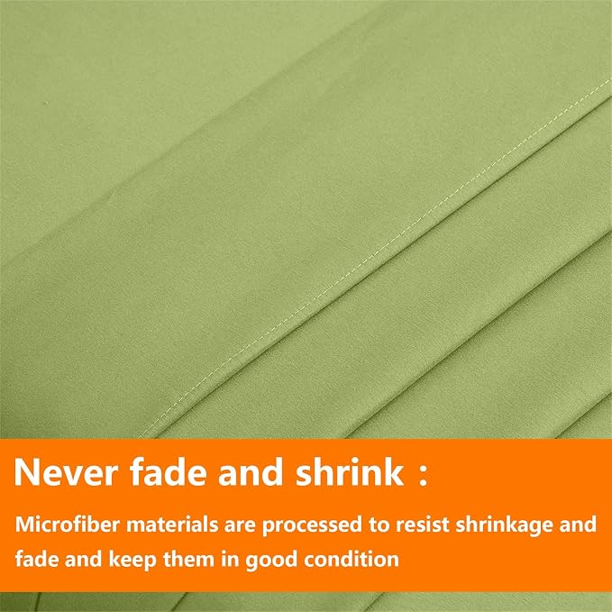TAIMIT Sage Green King Size Comforter Set - Image 7