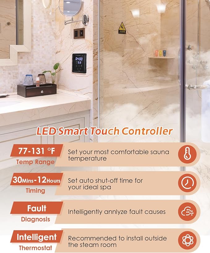 Steam Shower Generator Kit 12KW - Image 3