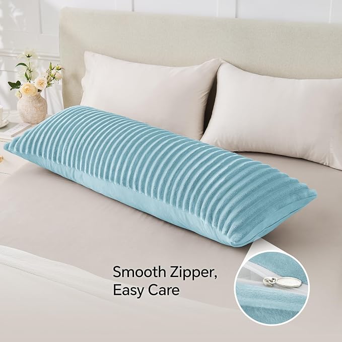 BEDELITE Fluffy Faux Fur Body Pillow Cover - Image 5