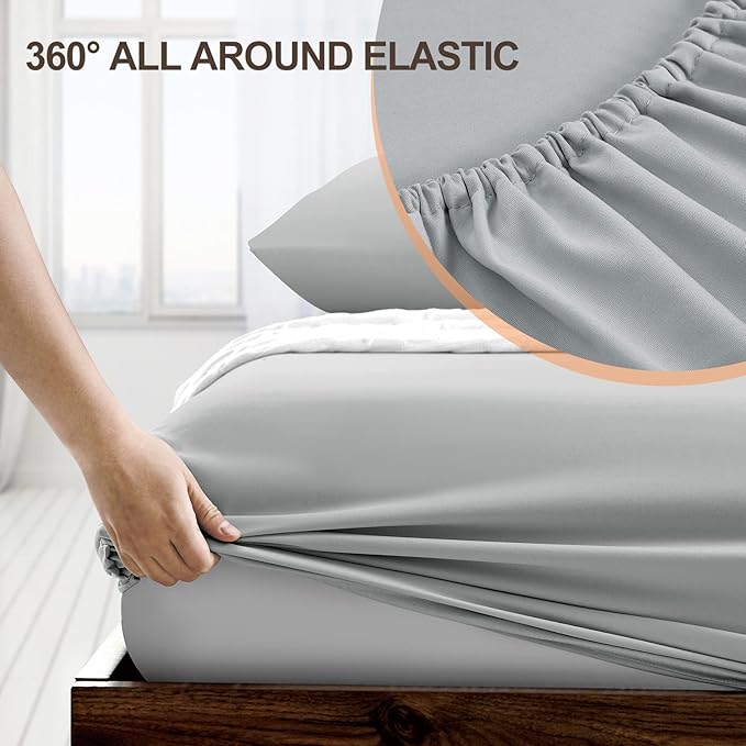 FreshCulture Full Fitted Sheet Only 2 Pack - Image 3