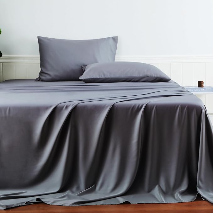 Bamboo Viscose Flat Sheets Only, Sateen Weave Full Size Flat Sheet Only - Image 2