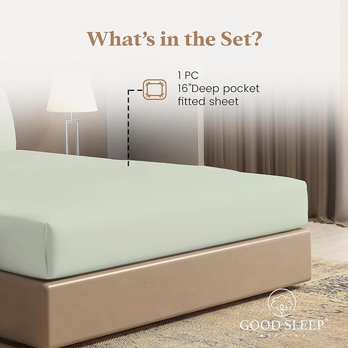 Good Sleep Bedding Extra Long Twin Fitted Sheet - Image 2
