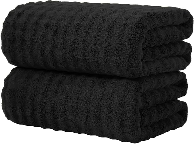 KBY Bath Towels Set of 2, Extra Large Bath Sheets 40X80 Inches, Quick Dry by KBYHome