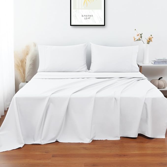 Flat Sheet Only Queen Size, 400 TC 100% Egyptian Cotton Flat Sheet - Image 5
