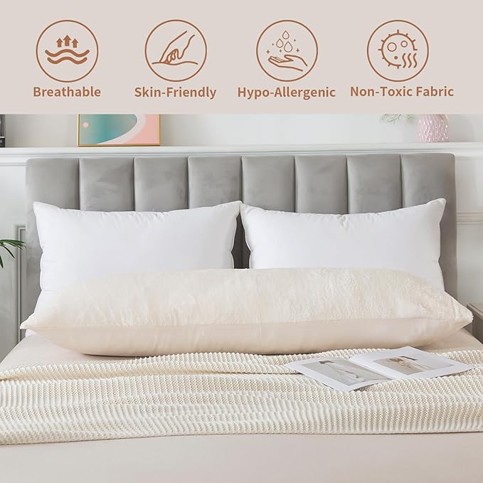 WhatsBedding Memory Foam Body Pillow - Image 6