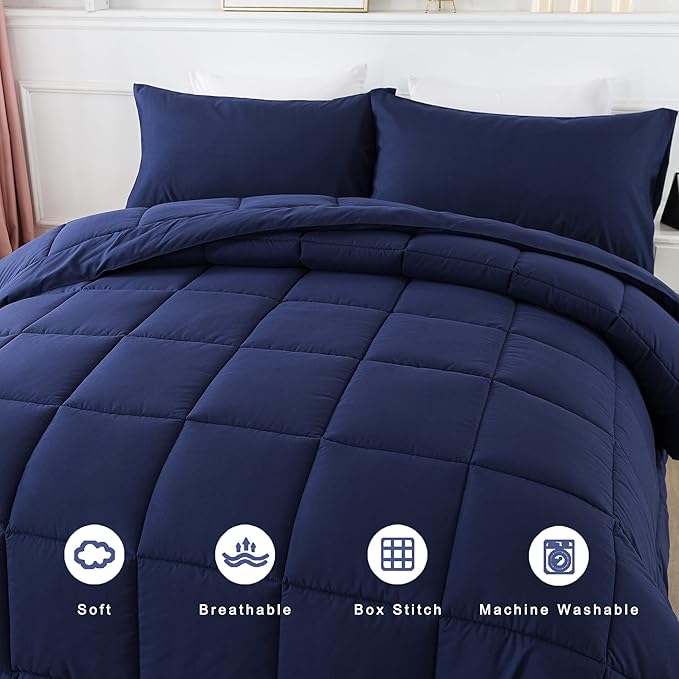 DOWNCOOL Twin Comforter Set -All Season Bedding Comforters Sets - Image 3