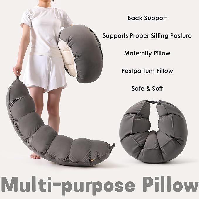 Peallow – Long Round Body Pillow - Image 7