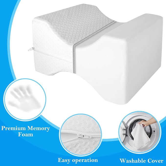 BlissTrends Memory Foam Knee Pillow, Knee Pillow - Image 2