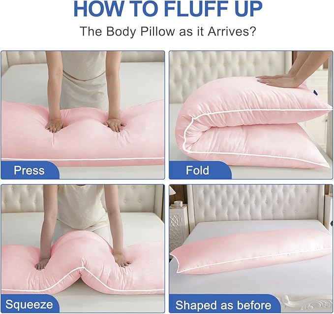 YZ HOME Memory Foam Body Pillow Insert - Image 5