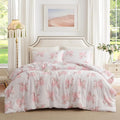 Nayoroom Pink Bow Duvet Cover Full Size Coquette Pink Floral Duvet Cover 3 by Nayoroom