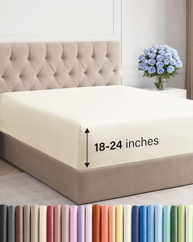 Extra Deep King Fitted Sheet by CGKUnlimited