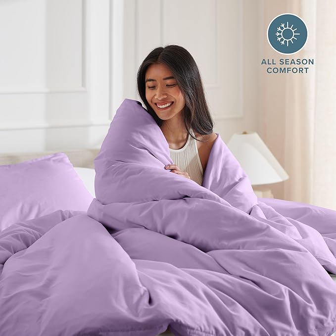 Bare Home Bedding Duvet Cover Queen Size - Image 3