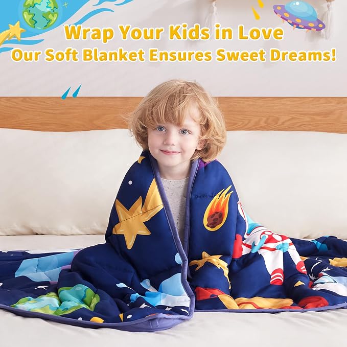 anfie Weighted Blanket Kids, Weighted Blanket Cooling Blanket - Image 3