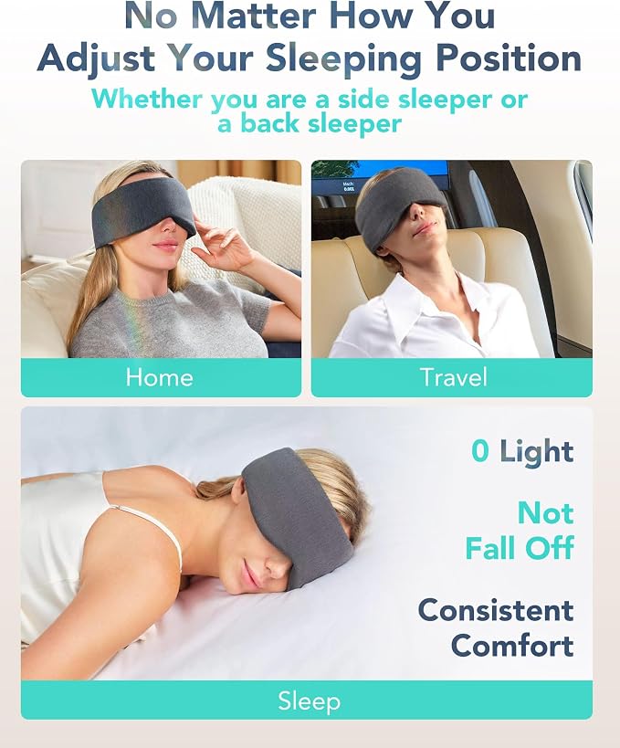SKG Restore Sleep Mask-100% Sleep Mask Blackout - Image 5