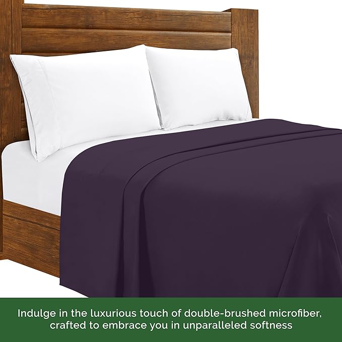 Luxury Flat Sheet on Amazon Elegant Comfort Wrinkle-Free 1500 Premier Hotel - Image 6